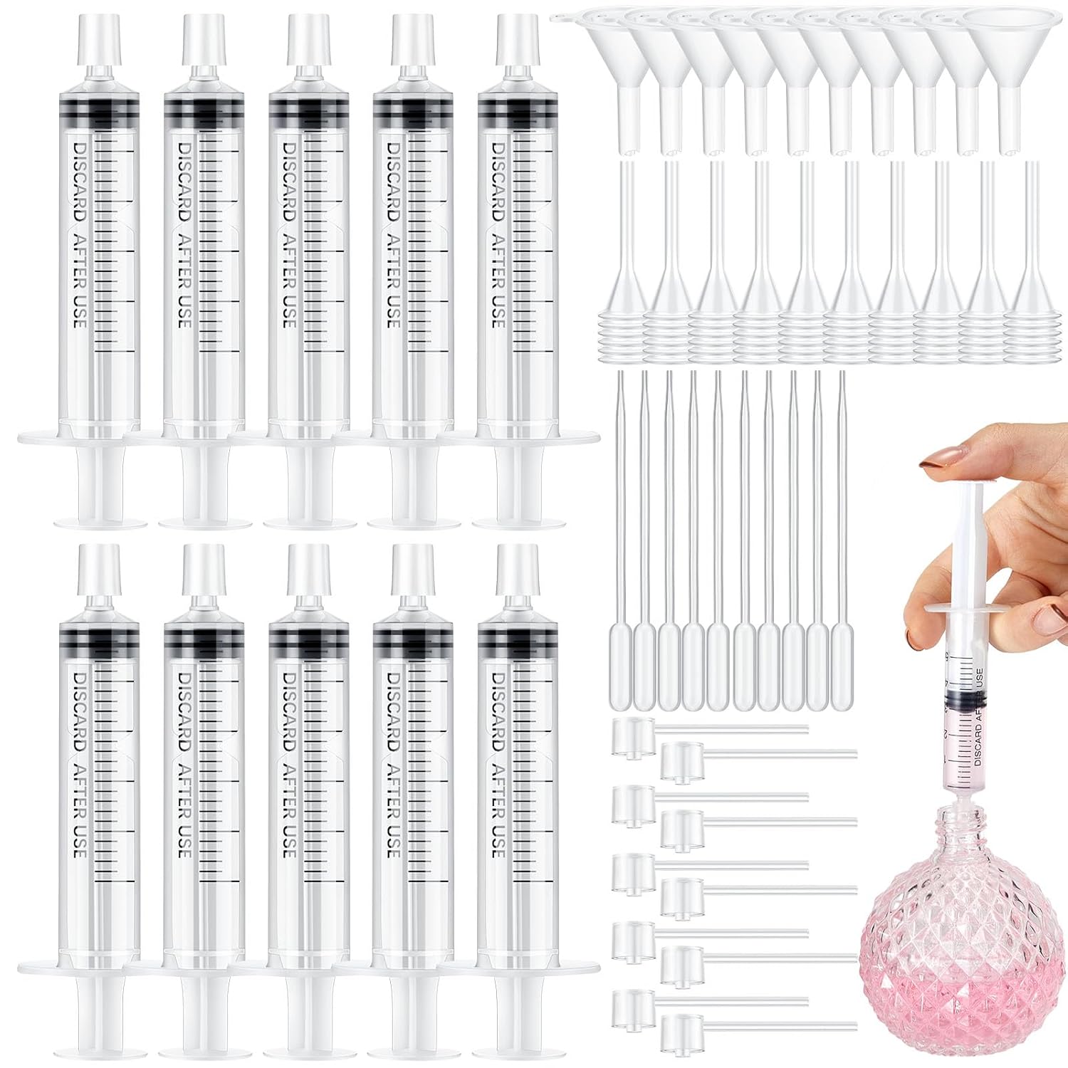 Fragrance Atomizer Pump - 25/50 SZT. zestawów do napełniania perfum