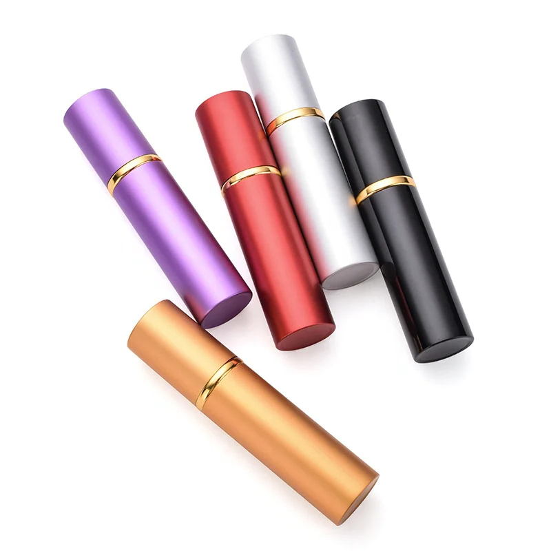 Fragrance Atomizer Pump - 5 sztuk 10ml aluminiowa butelka perfum