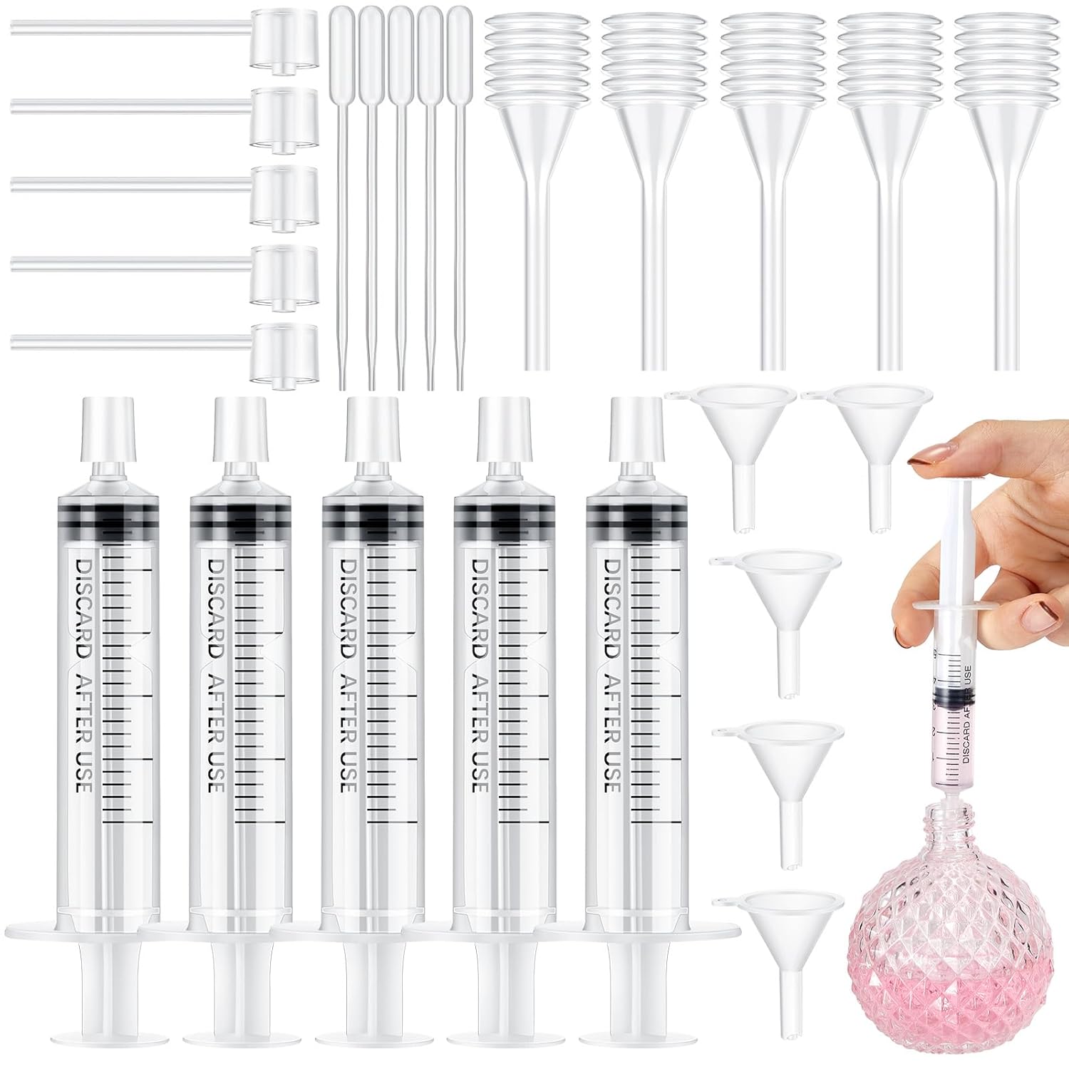 25/50 SZT. zestawów do napełni – Fragrance Atomizer Pump recenzja i cena