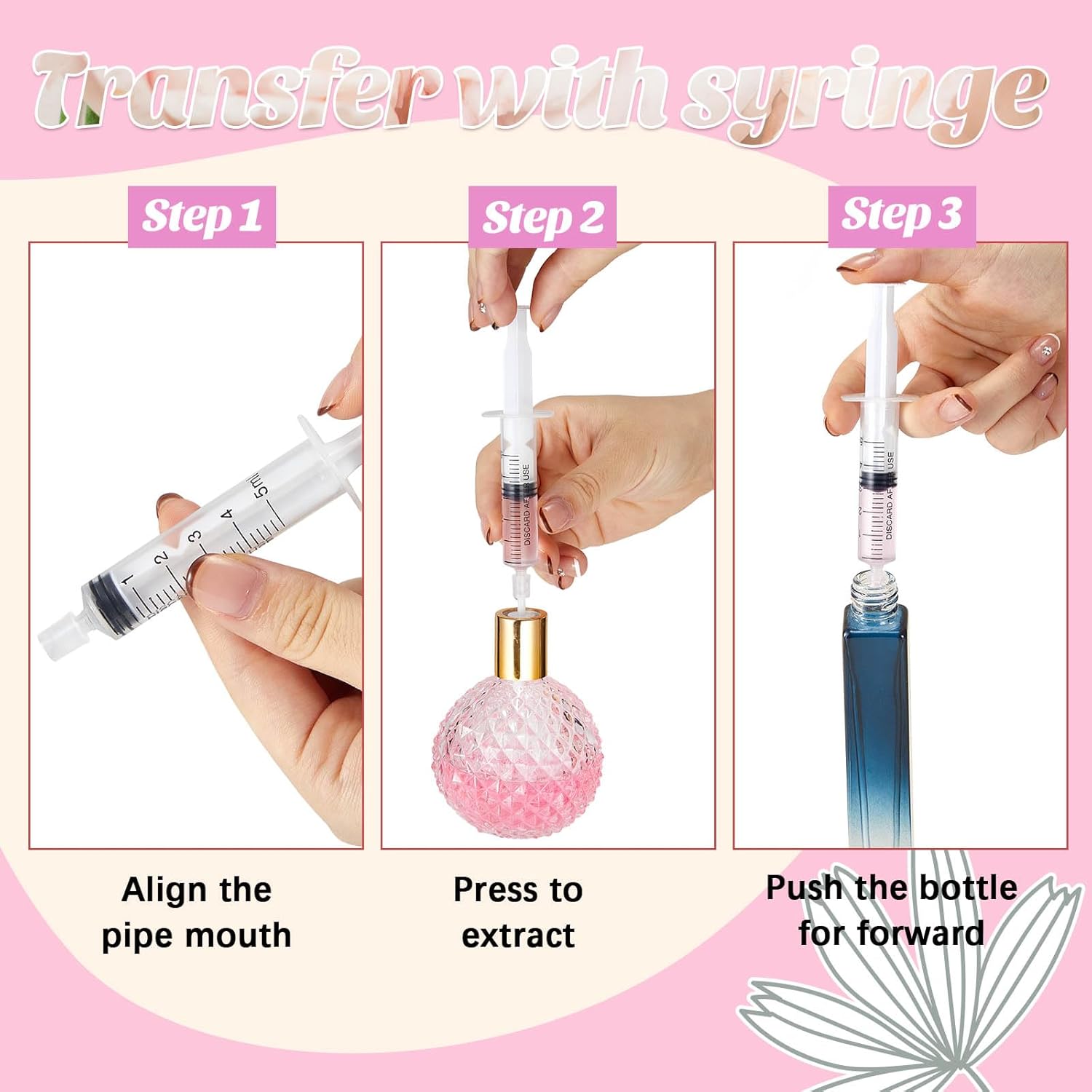25/50 SZT. zestawów do napełni – Fragrance Atomizer Pump recenzja i cena