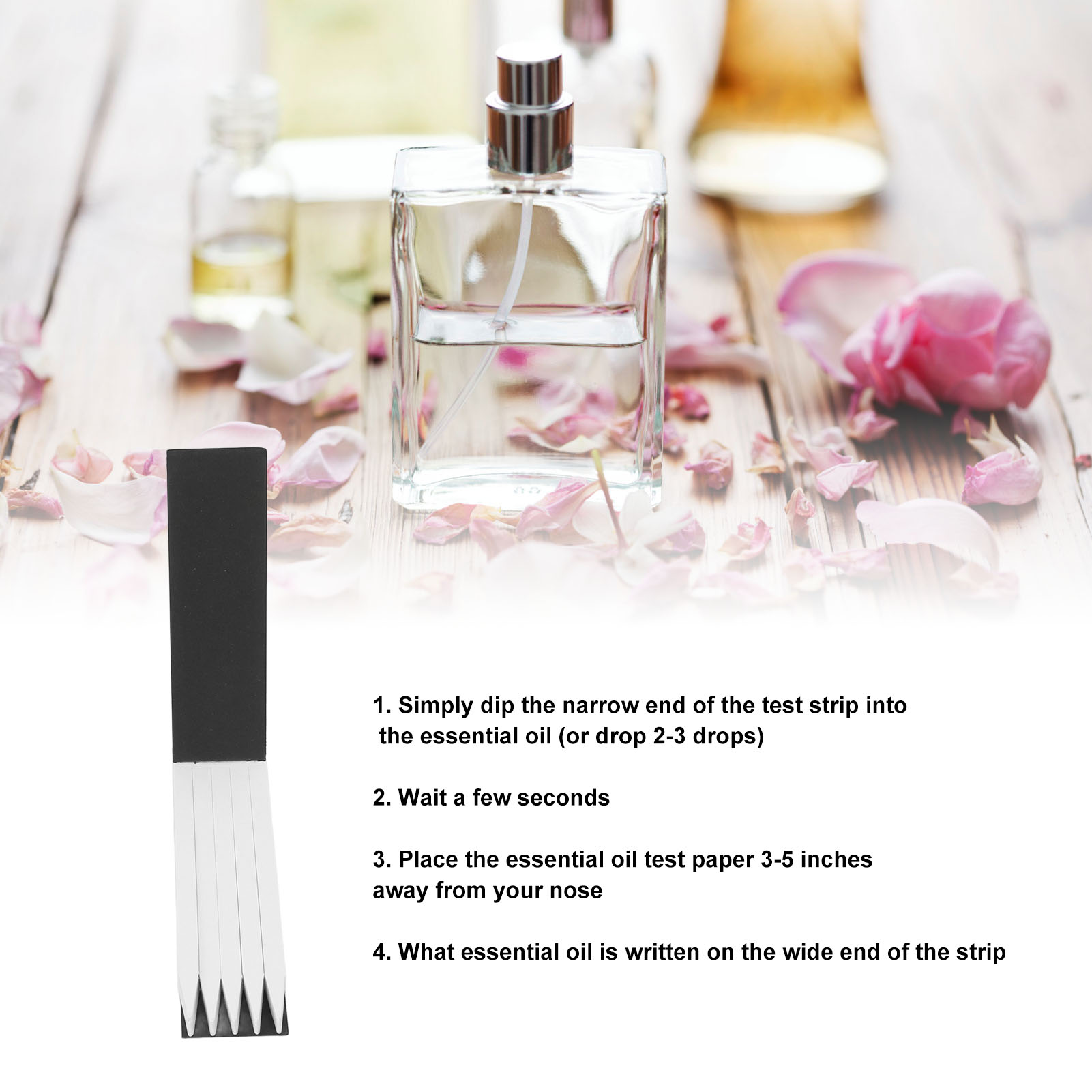 Paski testowe do olejków etery – Perfume Fragrance Essential Oil recenzja i cena