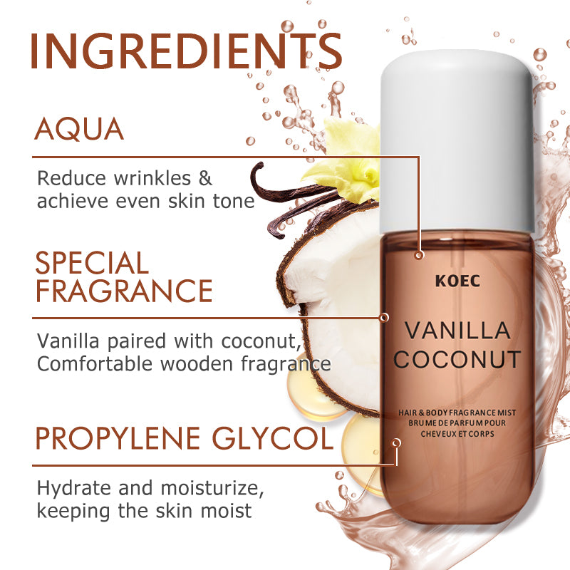 KOEC Vanilla & Coconut Fragran – Perfume Fragrance Moisturizer recenzja i cena