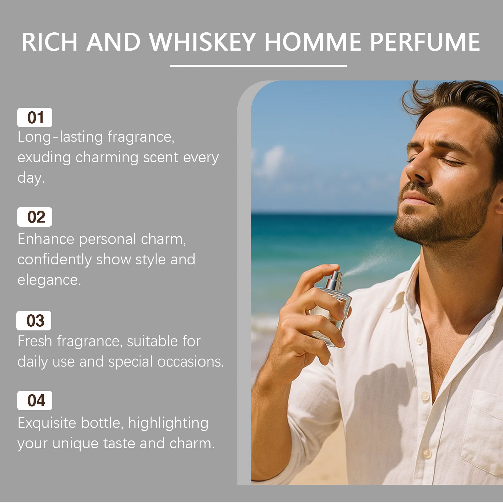 Warm Vanilla Men Cologne, natu – Perfume Fragrance Base recenzja i cena
