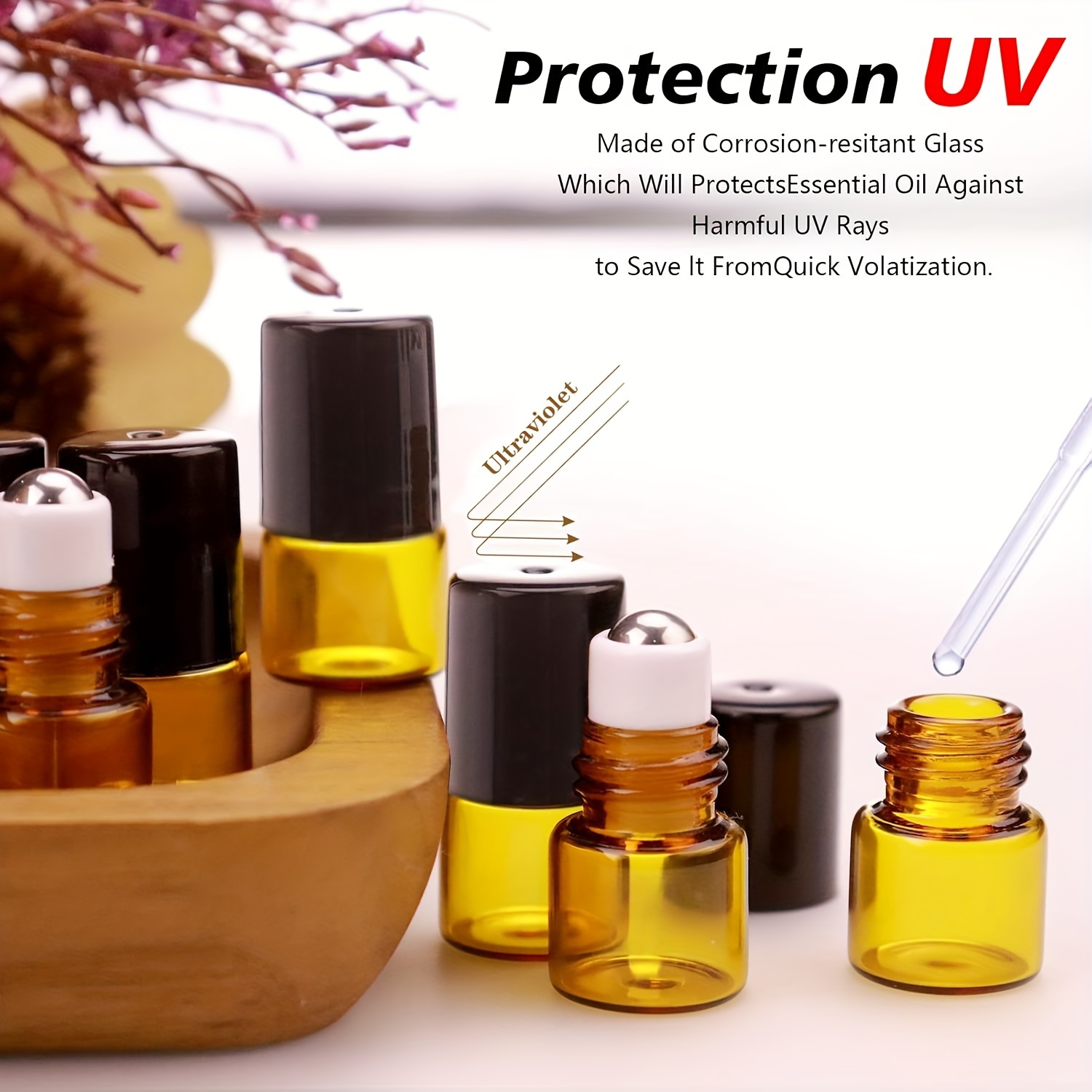 Zestaw 60 sztuk, butelki roll- – Perfume Fragrance Ingredients recenzja i cena