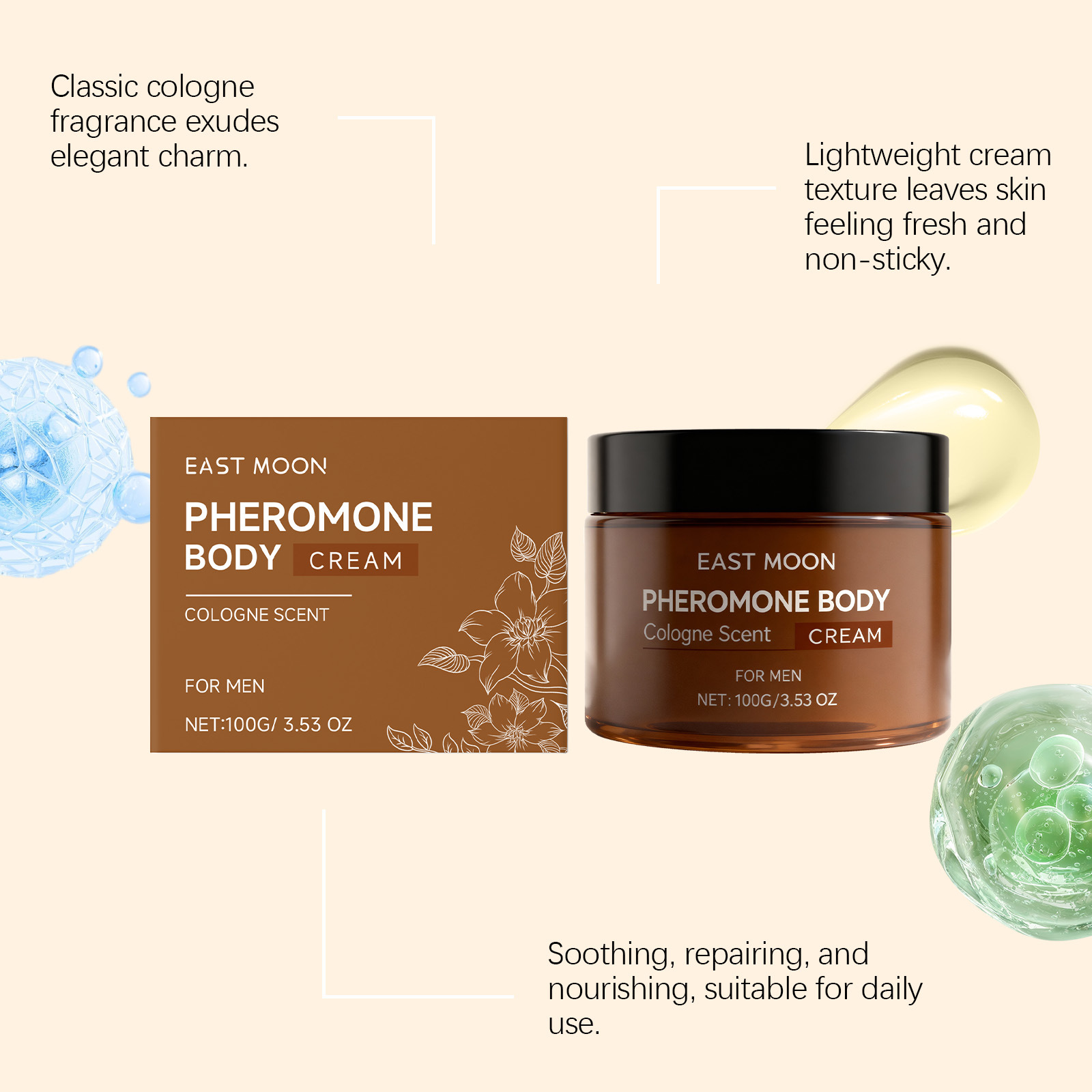 East Moon Men Fragrance Moistu – Perfume Fragrance Moisturizer recenzja i cena